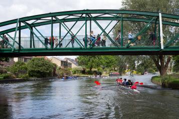 Pedestrian Bridge in Cambridge